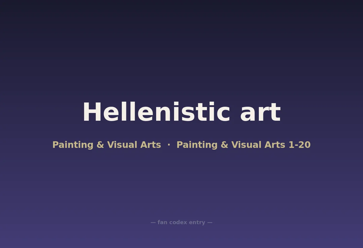 Hellenistic art