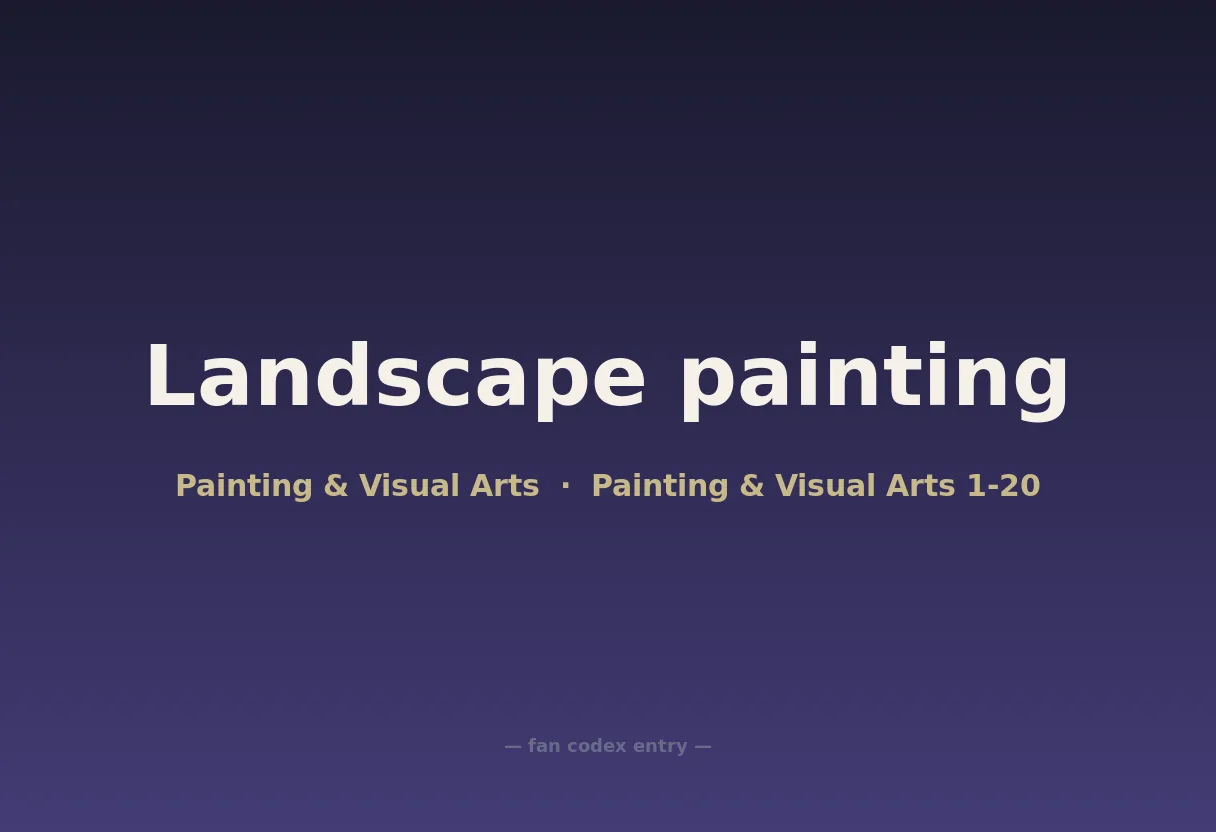 Landscape painting